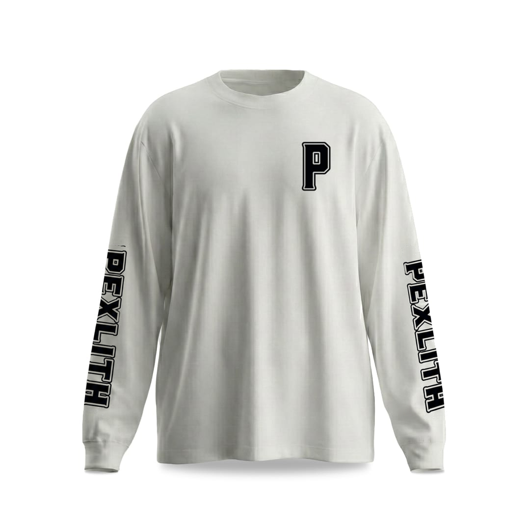 Capital P Long Sleeve-White