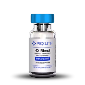 4X Blend GHRP-2 (5mg) / Tesamorelin (5mg) / MGF (500mcg) / Ipamorelin (2.5mg) Research Blend