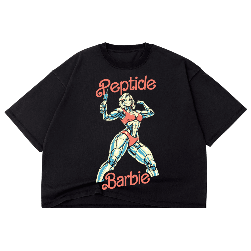 Drop Crop Tee – Peptide Barbie